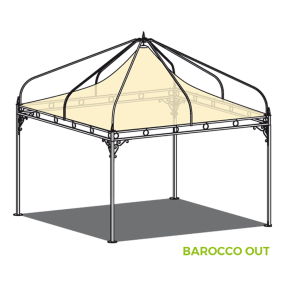 Modello barocco gazebo