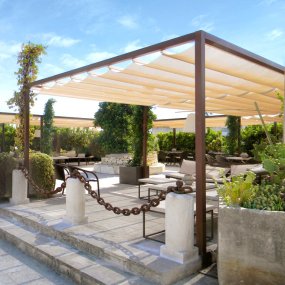 pergola beach coverthe top