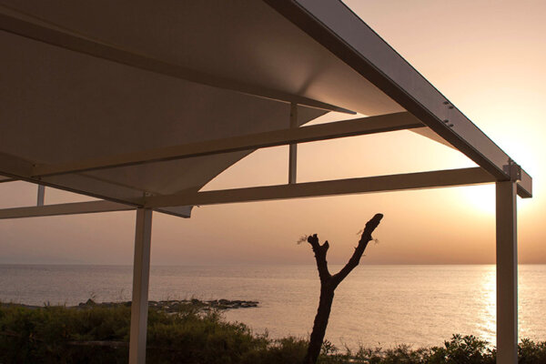 pensilina belvedere cover the top