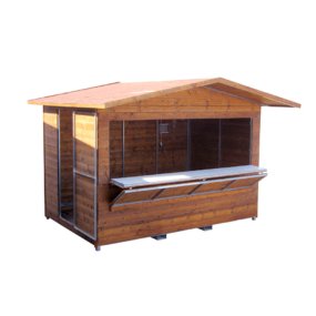 casetta 1 vista di profilo