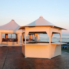 stand avant chiosco spiaggia